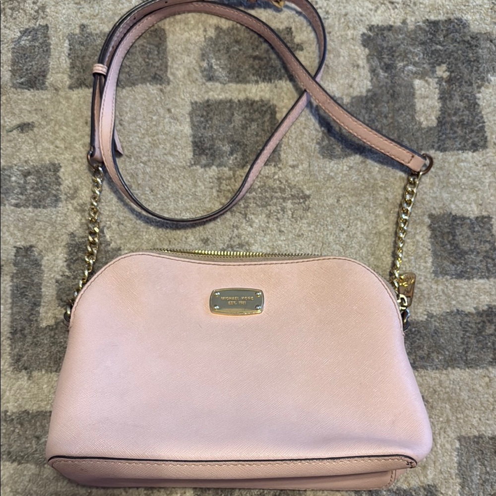 MICHAEL Michael Kors Pink and Gold Crossbody Bag